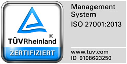 New Solutions ist ISO 27001 zertifizierter Softwareanbieter von Shopfloor-Software.